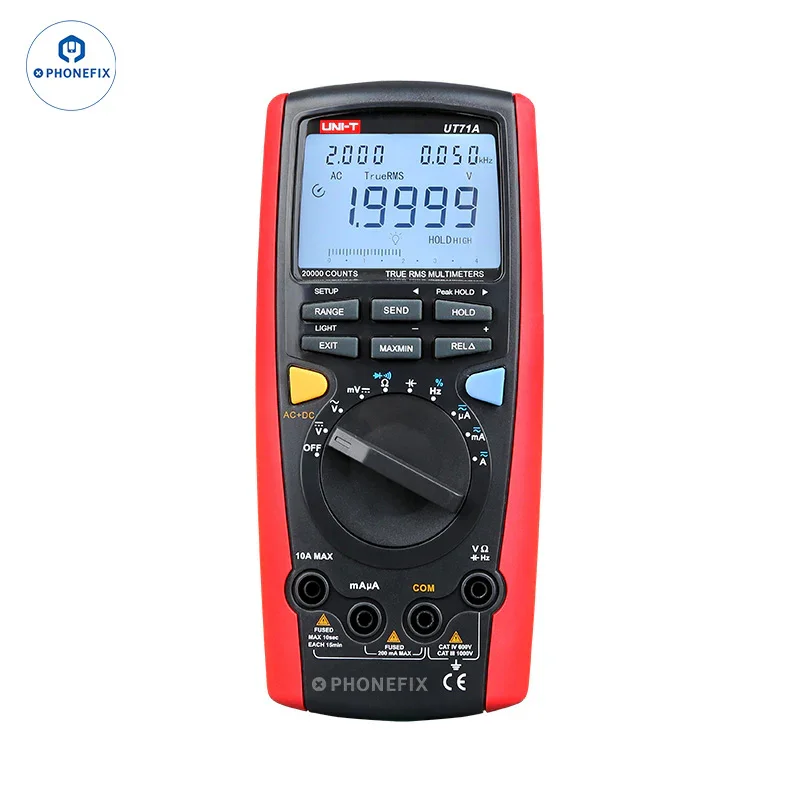 UNI-T UT71 Series Smart Digital Multimeter Current Voltage Tester - Image 2