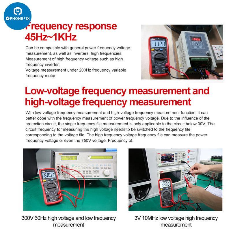 UNI-T UT890C/D+ True-RMS LCD Digital Multimeter Capacitance Meter - Image 2