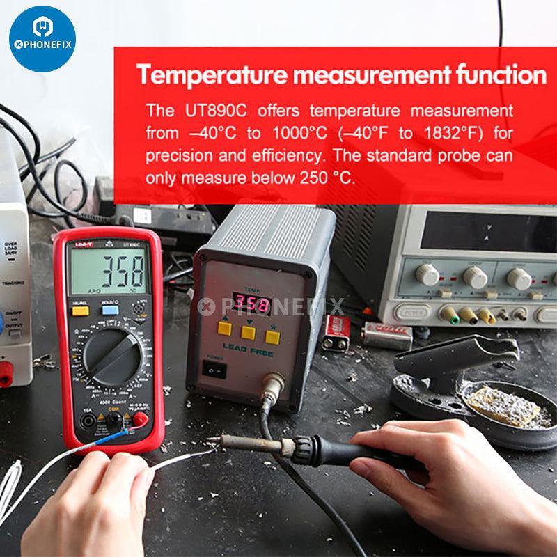 UNI-T UT890C/D+ True-RMS LCD Digital Multimeter Capacitance Meter - Image 6