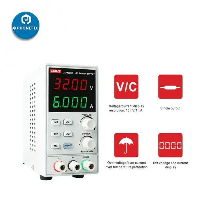 UNI-T UTP1306S 0-32V 0-6A DC Adjustable Linear Power Supply - Image 4