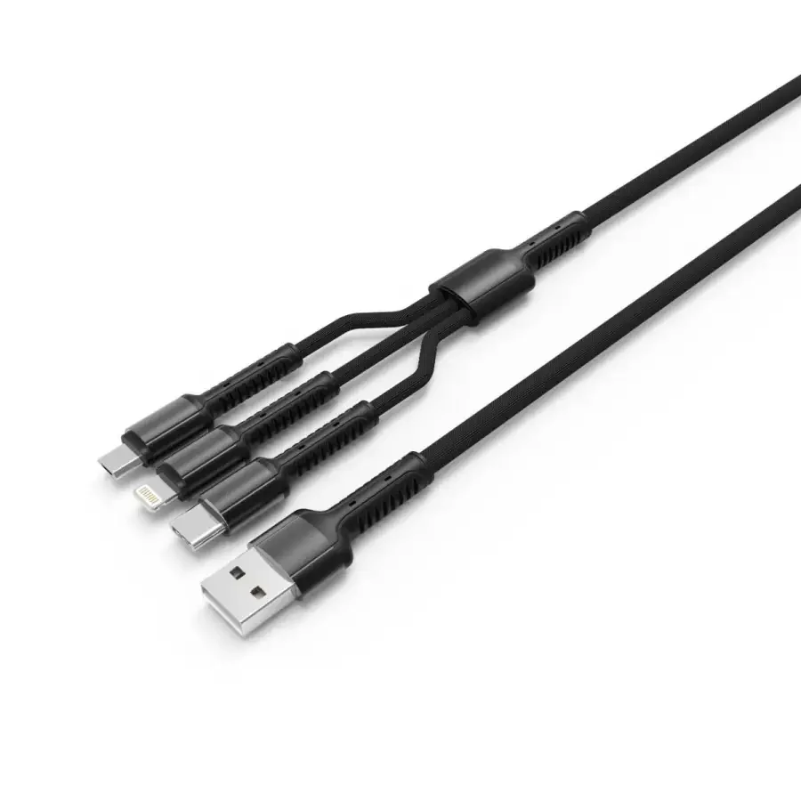 Universal 3in1 USB Charging Cable Type-C Cable For iPhone Android - Image 9