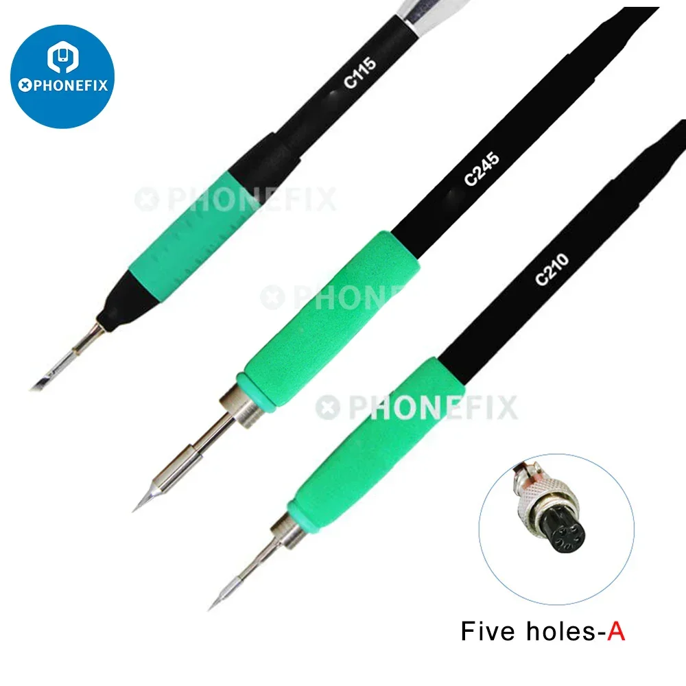 Universal 5/6 pin Soldering Handle for C210 C245 C115 Soldering Tip - Image 3