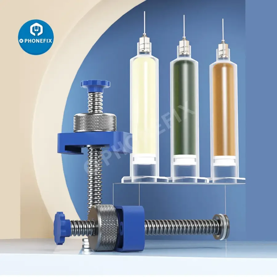 Universal ABS+Alloy Material Syringe Screw Booster For BGA Solder Mask - Image 2