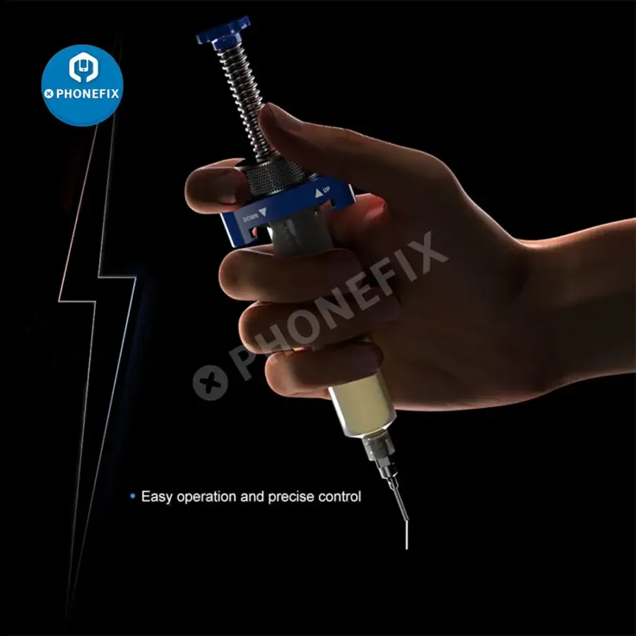 Universal ABS+Alloy Material Syringe Screw Booster For BGA Solder Mask - Image 3