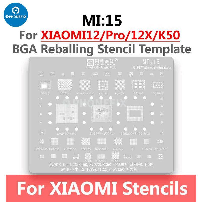 Universal Amaoe CPU BGA Reballing Stencil For Xiaomo Redmi Repair - Image 20