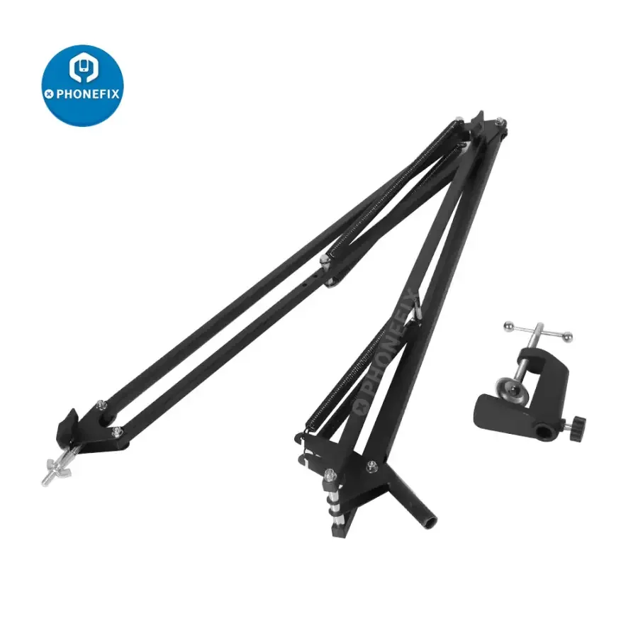 Universal Bracket Adjustable Boom Table Holder For Microscope Camera - Image 5