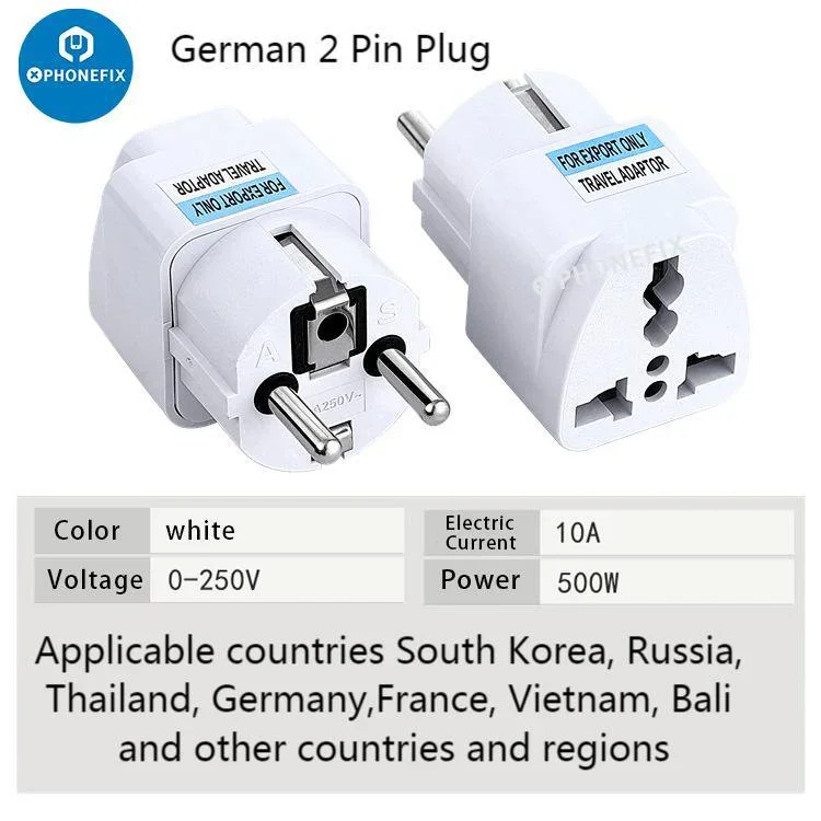 Universal Charger Converter AC Power Adaptor US/UK/EU/AU Plug - Image 12