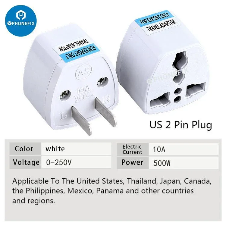 Universal Charger Converter AC Power Adaptor US/UK/EU/AU Plug - Image 17