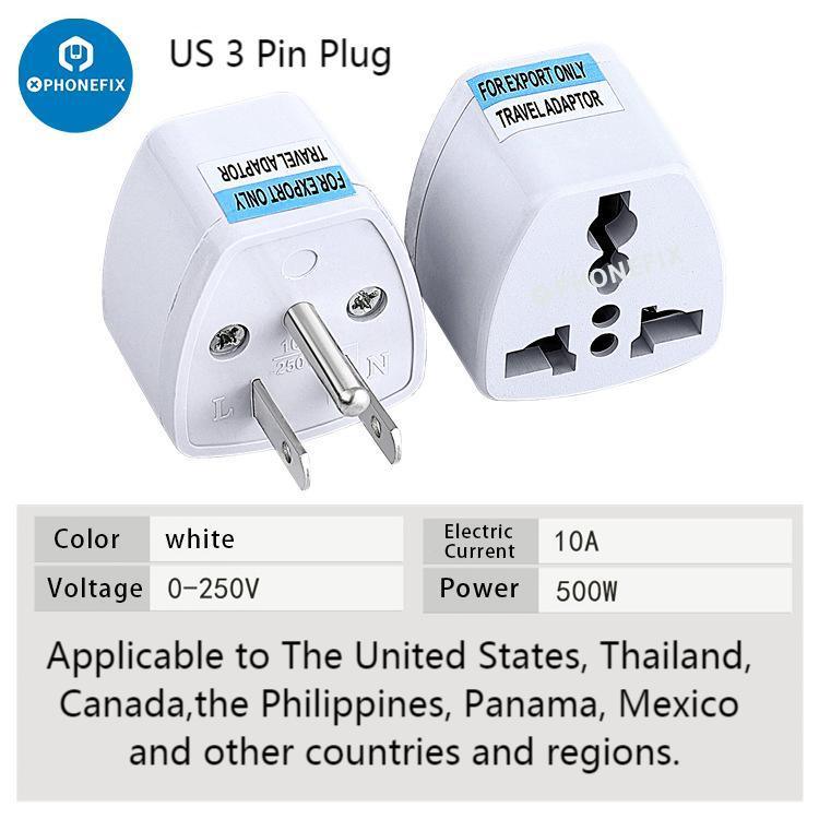 Universal Charger Converter AC Power Adaptor US/UK/EU/AU Plug - Image 19
