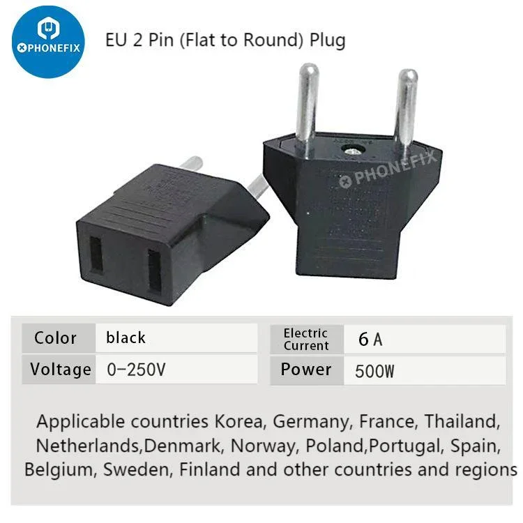 Universal Charger Converter AC Power Adaptor US/UK/EU/AU Plug - Image 9