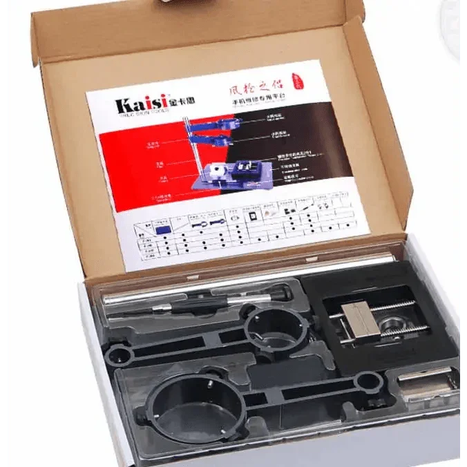 Universal Hot Air Gun Clamp Bracket Rework Station Soldering Holder - Image 5