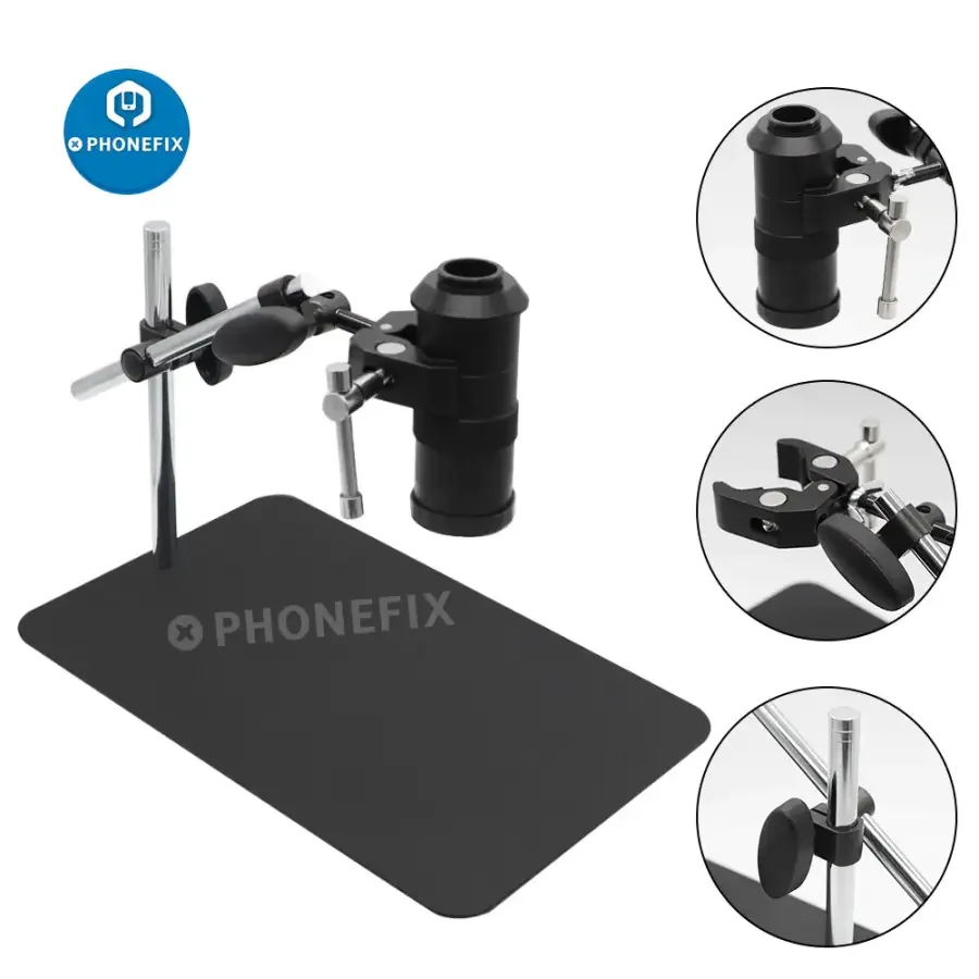 Universal Microscope Holder 360° Rotatable Bracket Articulating Arm Super Clamp - Image 2