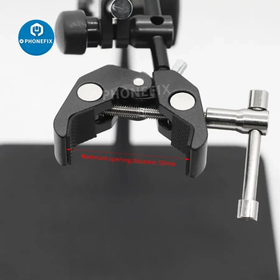 Universal Microscope Holder 360° Rotatable Bracket Articulating Arm Super Clamp - Image 5