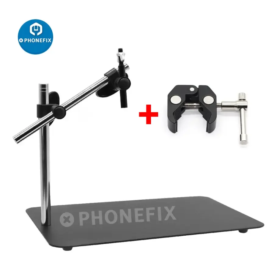 Universal Microscope Holder 360° Rotatable Bracket Articulating Arm Super Clamp - Image 7