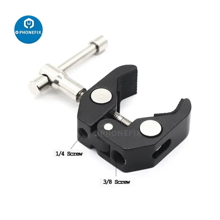 Universal Microscope Holder 360° Rotatable Bracket Articulating Arm Super Clamp - Image 8