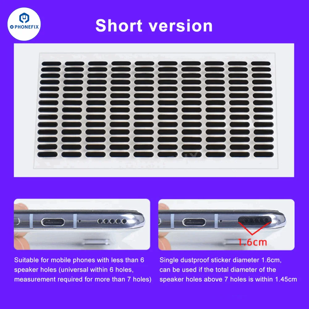 Universal Phone Dustproof Net Speaker Earpiece Sticker - Image 2