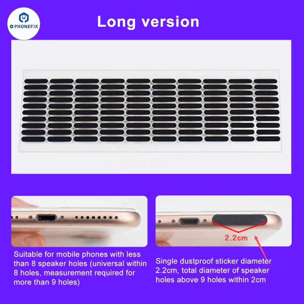 Universal Phone Dustproof Net Speaker Earpiece Sticker - Image 3