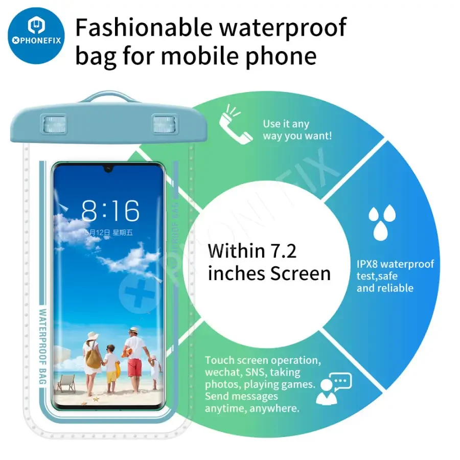 Universal Transparent Waterproof Bag For Mobile Phone - Image 10