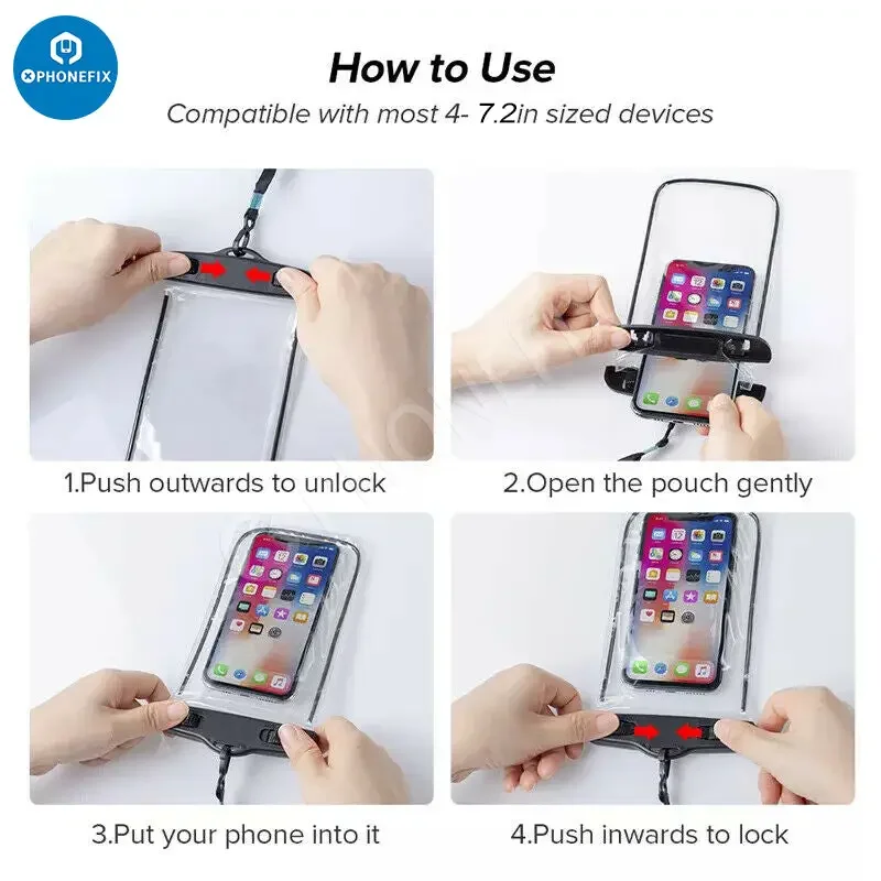 Universal Transparent Waterproof Bag For Mobile Phone - Image 15