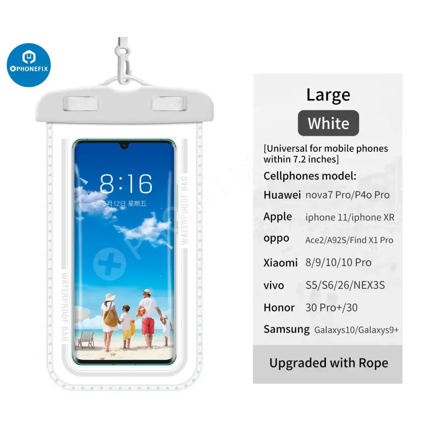 Universal Transparent Waterproof Bag For Mobile Phone - Image 16