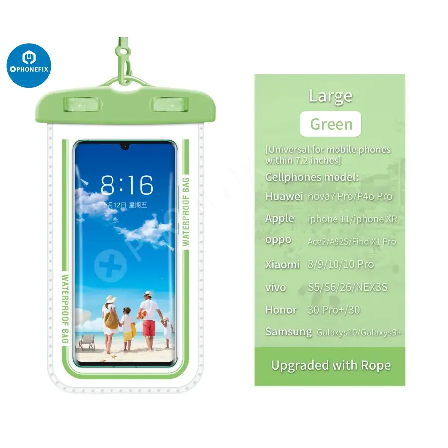 Universal Transparent Waterproof Bag For Mobile Phone - Image 17