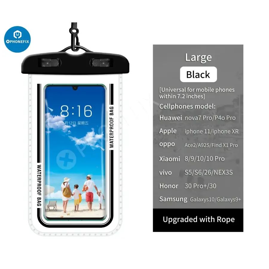 Universal Transparent Waterproof Bag For Mobile Phone - Image 18
