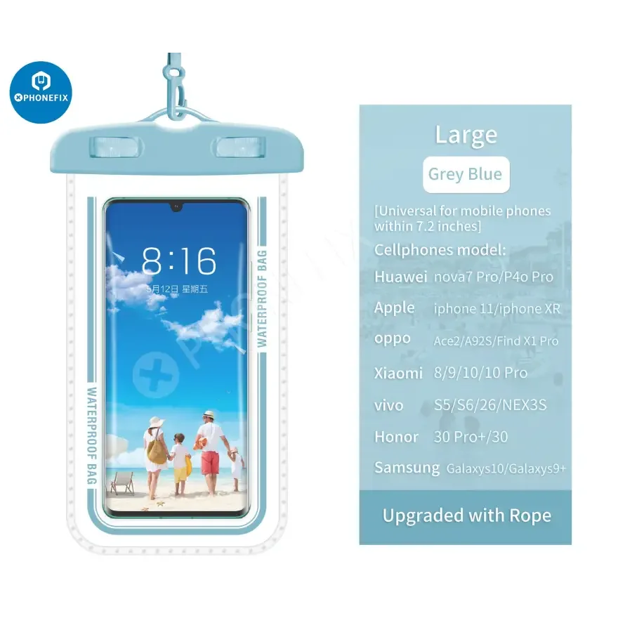 Universal Transparent Waterproof Bag For Mobile Phone - Image 21