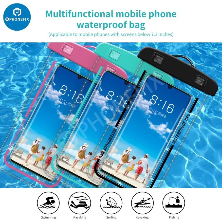 Universal Transparent Waterproof Bag For Mobile Phone - Image 6