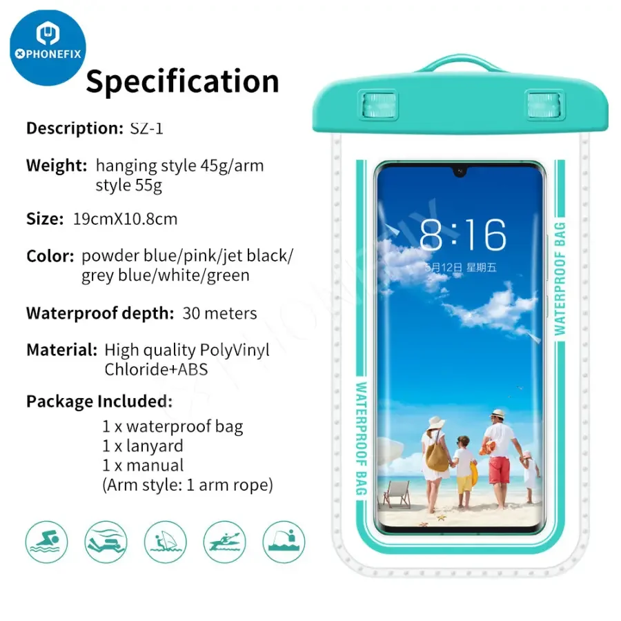 Universal Transparent Waterproof Bag For Mobile Phone - Image 7