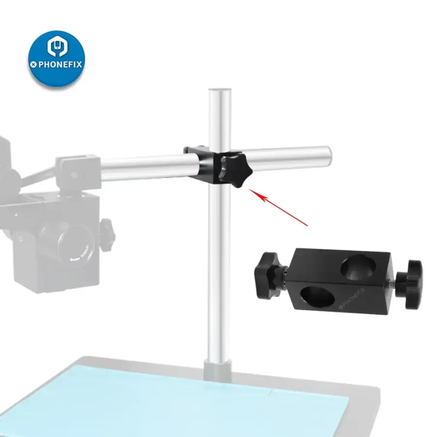 Universal Trinocular Microscope Video Camera Metal Arm Bracket Adapter - Image 4