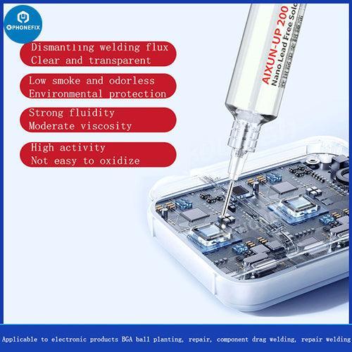 UP200 Lead Free Nano Solder Paste Phone BGA Reballing Solder Flux - Image 3