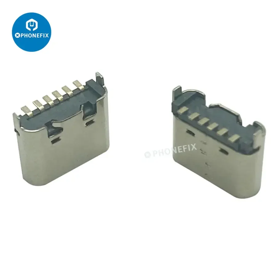 USB 3.0 Type C 6Pin Female Plug Vertical Jack Charging Connectors - Image 2