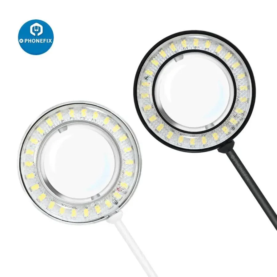 USB 60 LEDs Ring Light Microscope illuminator Adjustable Brightness - Image 6