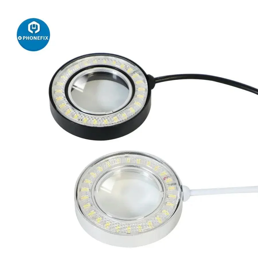 USB 60 LEDs Ring Light Microscope illuminator Adjustable Brightness - Image 7