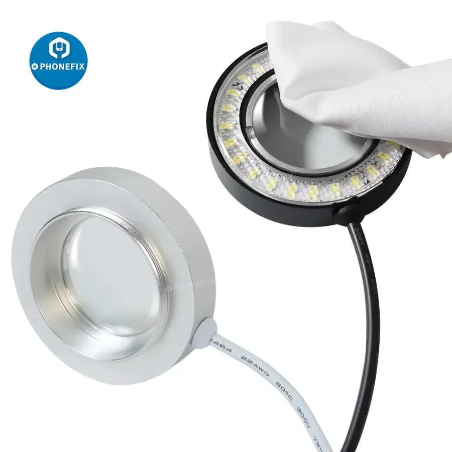 USB 60 LEDs Ring Light Microscope illuminator Adjustable Brightness - Image 8