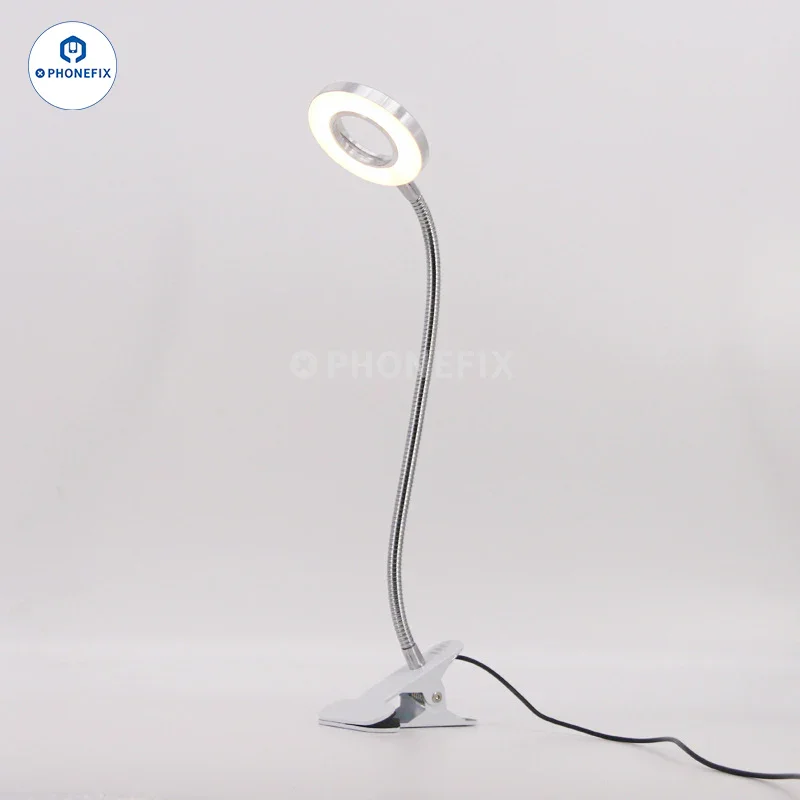 USB Adjustable Tattoo Clip Light Flexible LED Table Reading Lamp - Image 10