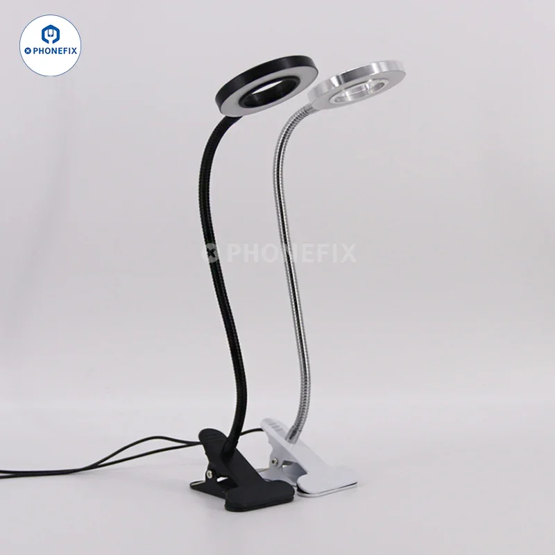 USB Adjustable Tattoo Clip Light Flexible LED Table Reading Lamp - Image 3
