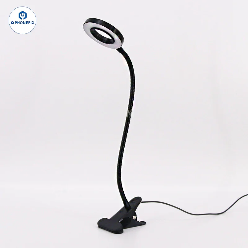 USB Adjustable Tattoo Clip Light Flexible LED Table Reading Lamp - Image 7