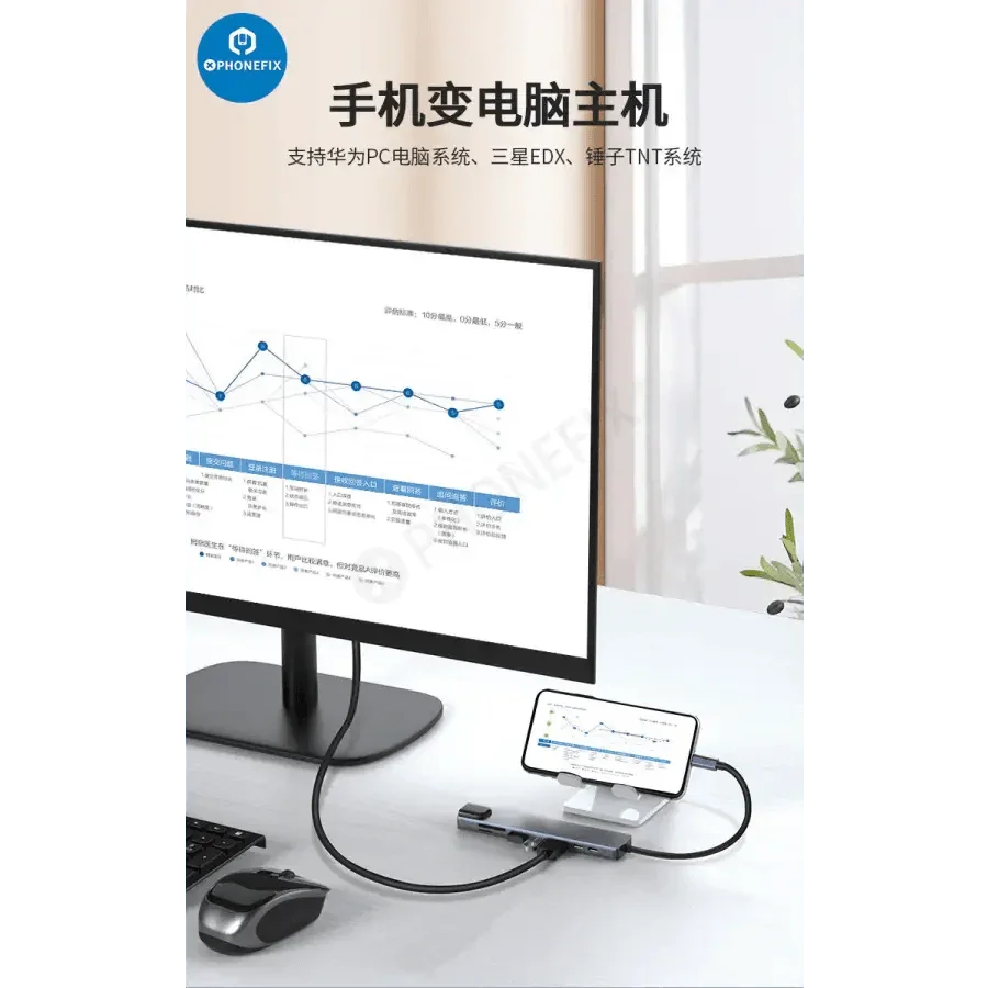 USB C Hub 12-in-1 Type-C Docking Station PD Fast Charge - Image 17