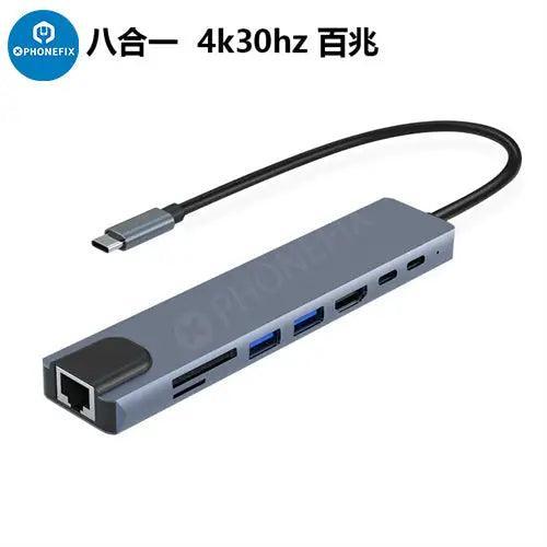 USB C Hub 12-in-1 Type-C Docking Station PD Fast Charge - Image 9