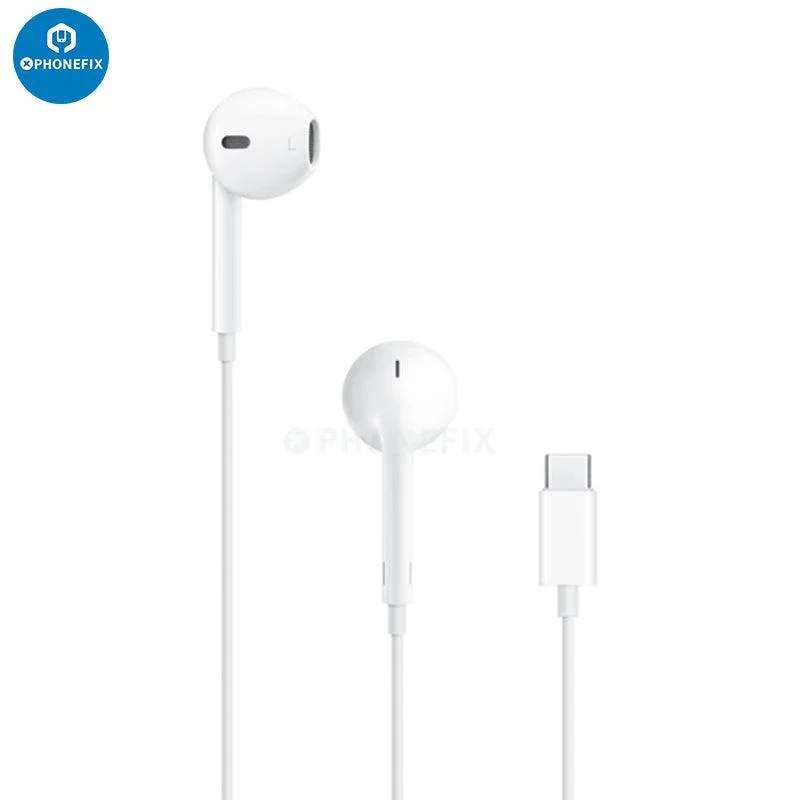 USB-C Lightning Connector EarPods Wired Headphone For iPhone iPad MacBook - Image 6