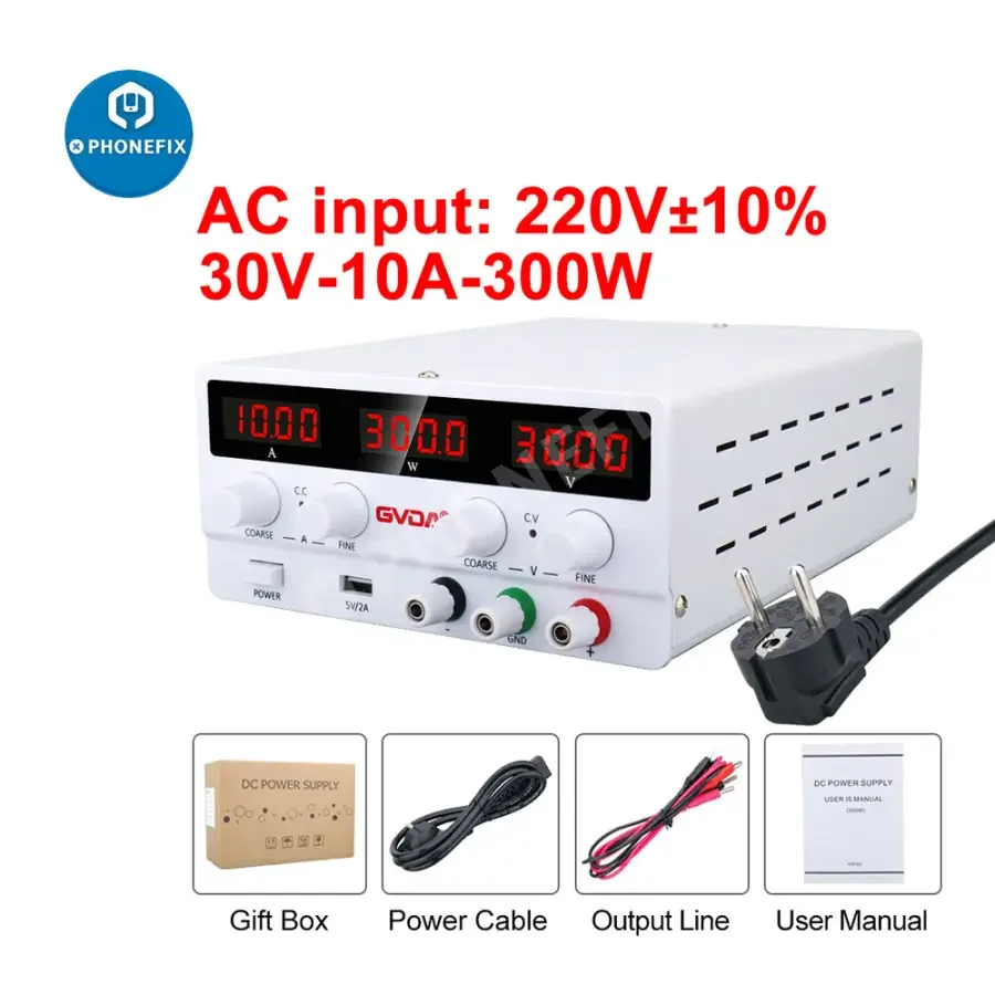 USB DC Regulated Laboratory Power Supply Adjustable Stabilizer - Image 14