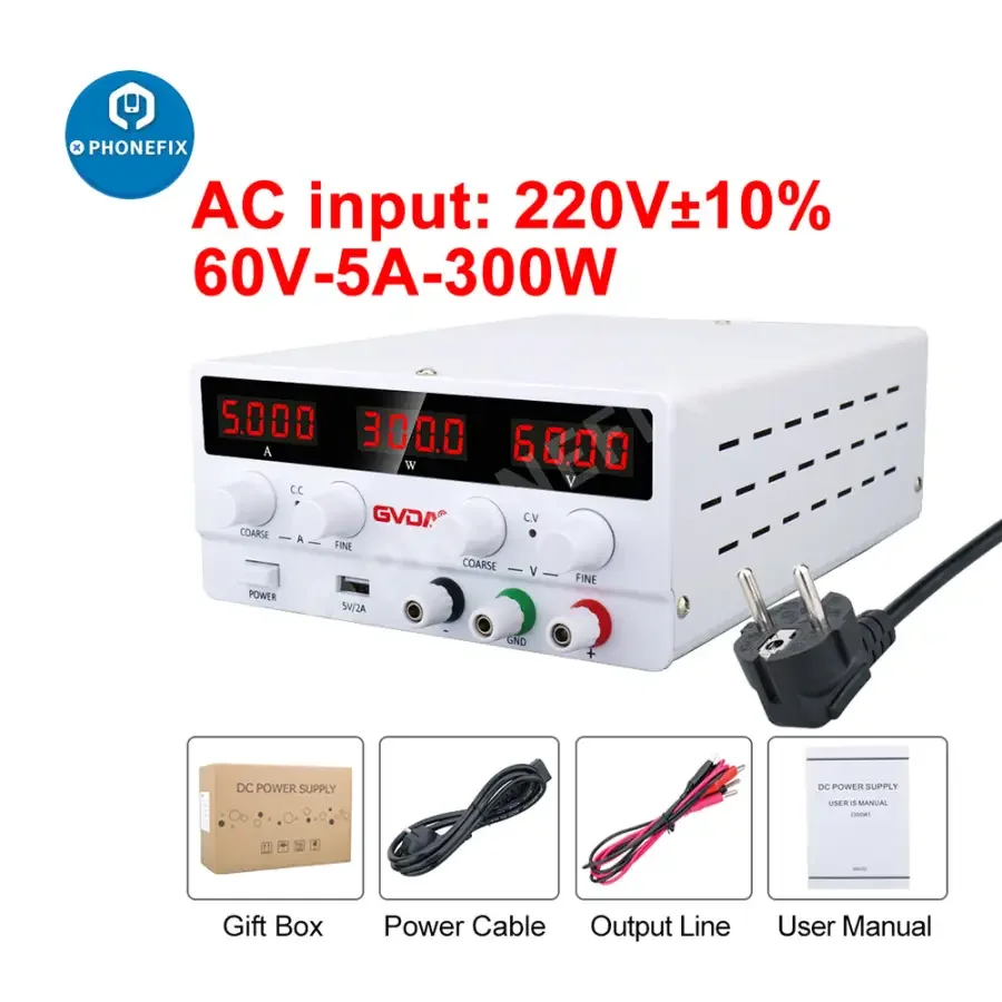 USB DC Regulated Laboratory Power Supply Adjustable Stabilizer - Image 17