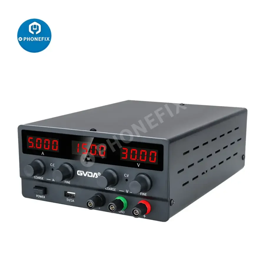 USB DC Regulated Laboratory Power Supply Adjustable Stabilizer - Image 2