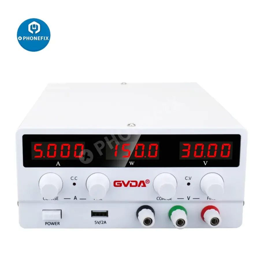 USB DC Regulated Laboratory Power Supply Adjustable Stabilizer - Image 3