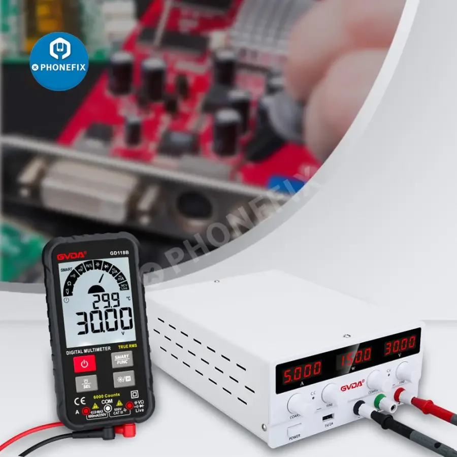 USB DC Regulated Laboratory Power Supply Adjustable Stabilizer - Image 9