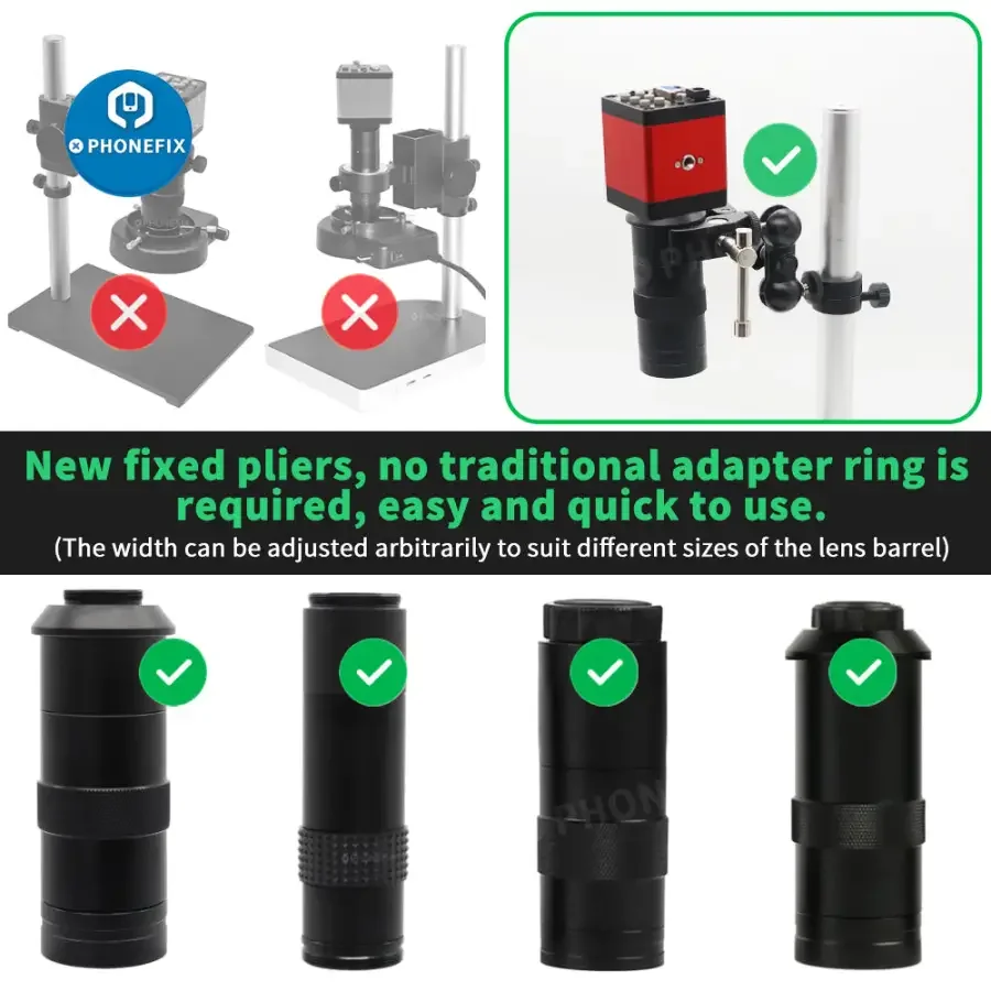 USB Digital Microscope Bracket Stand Holder Lifting Support for Test - Image 8
