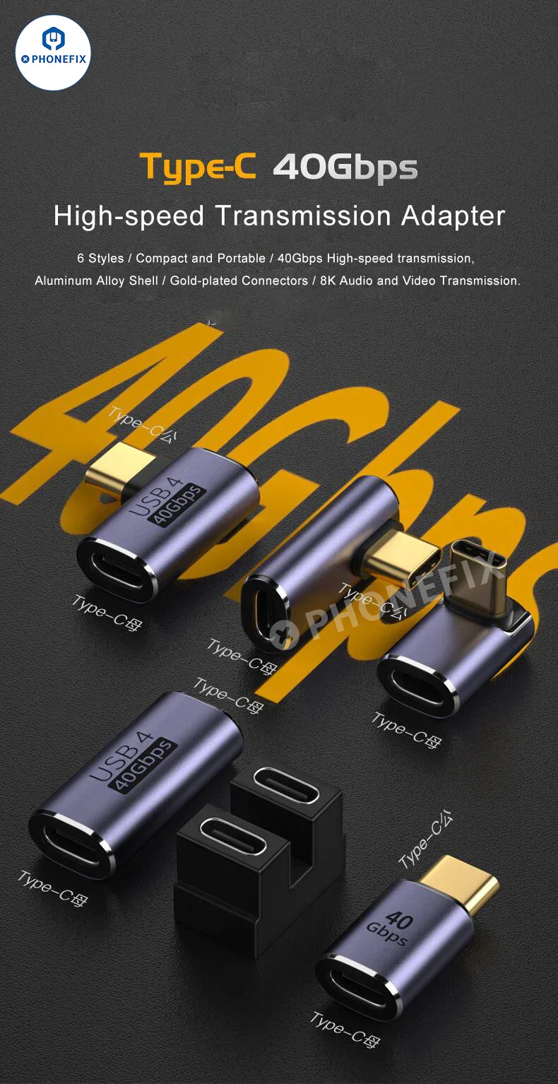 Multifunctional Type-C Adapter USB4 40Gbps 8K60HZ Converter - Image 8