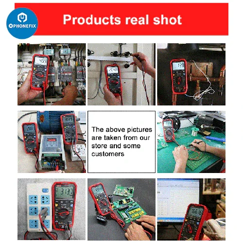 UT61 Series Professional Digital Multimeter True-RMS Phone Test Tool - Image 12