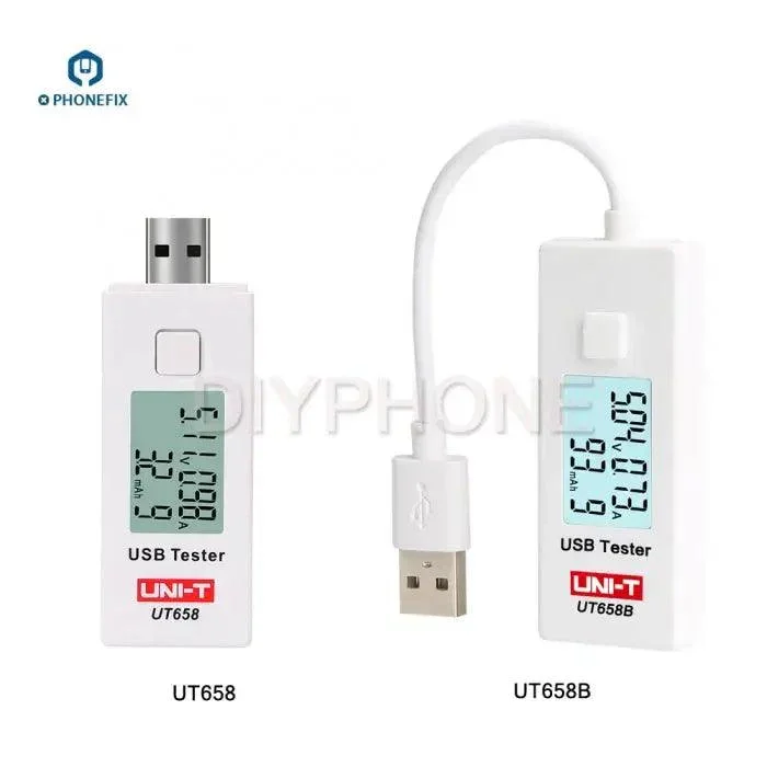 UT658 Mini USB Tester Charger Current Multimeter Digital LCD Display - Image 2